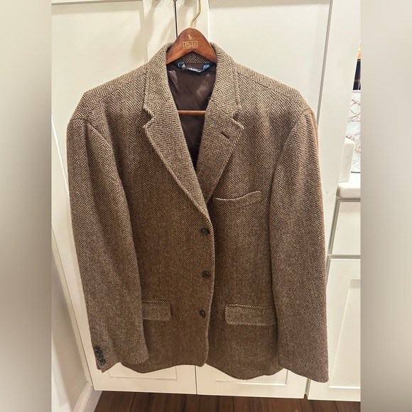 Ralph Lauren Herringbone Sport Coat - Picture 1 of 5